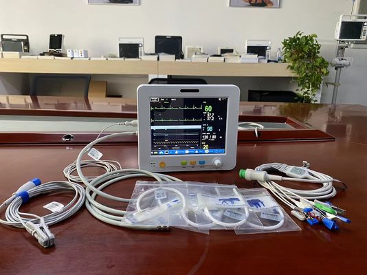 Tragbarer Veterinär-Vital Signs Monitor With EtCO2 ECG SPO2 NIBP und Temp-Maß
