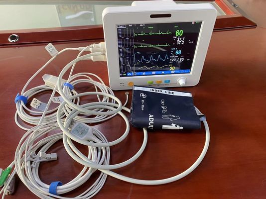 8,4 Zoll TFT LCD-Schirm-tragbarer Patientenmonitor für Temp ECG EtCO2 SPO2 NIBP