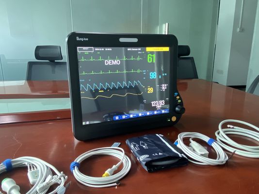 15-Zoll-Multi-Parameter-Kardopatientenmonitore mit HL7-kompatibler Funktion, für OP/OT, Intensivstation, CCU, Allgemeinabteilung verwendet