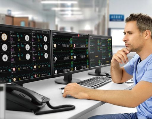 Zentrumsüberwachungssystem für tragbares Mehrparameter-Patientenmonitor, Herzmonitor